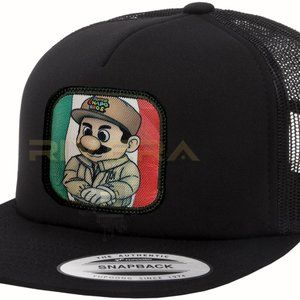 Chapo Bros Mexico Hat Black, La Chapizza JGL gorra bros, El Chapo embroidery Hat